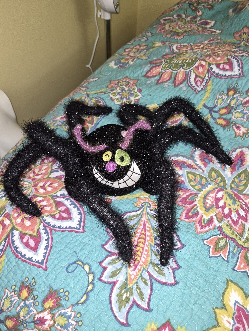 Vintage 2001 Dan Dee Scaredy Spider Animated Halloween Prop Non Working